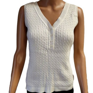 𝅺Jeanne Pierre Cable Tank Top (code-P119)